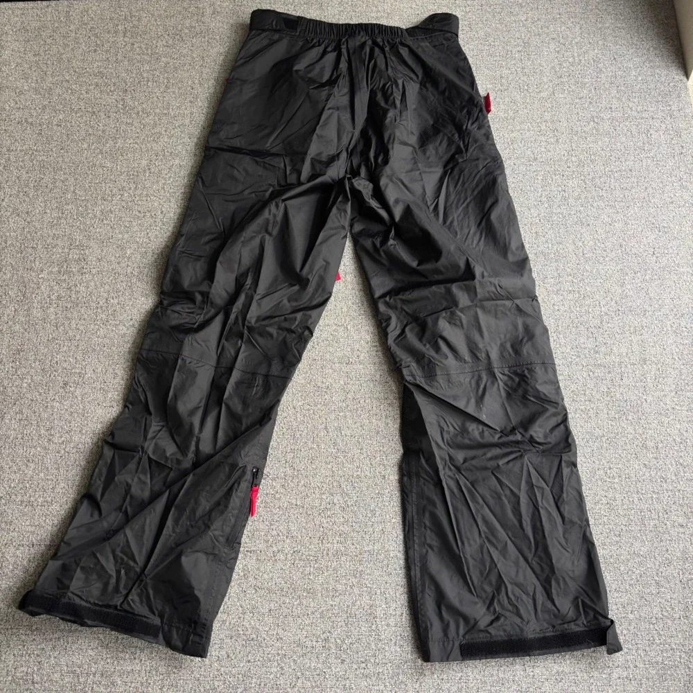 New York Giants Track Pants Mens Small Black NFL Football Full Side Zip Ripstop